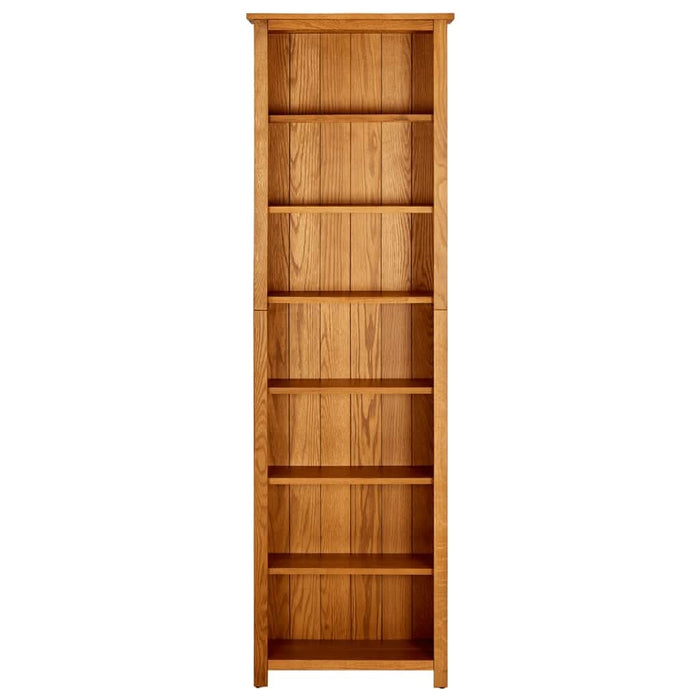 Bibliotecă cu 7 rafturi, 60x22x200 cm, lemn masiv de stejar - WALTI WALTI