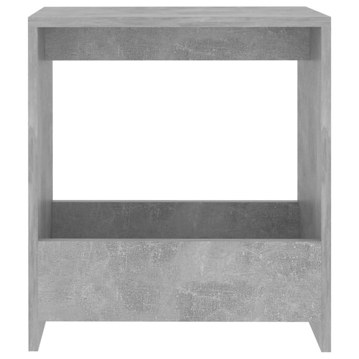 Masă laterală, gri beton, 50x26x50 cm, PAL - WALTI WALTI