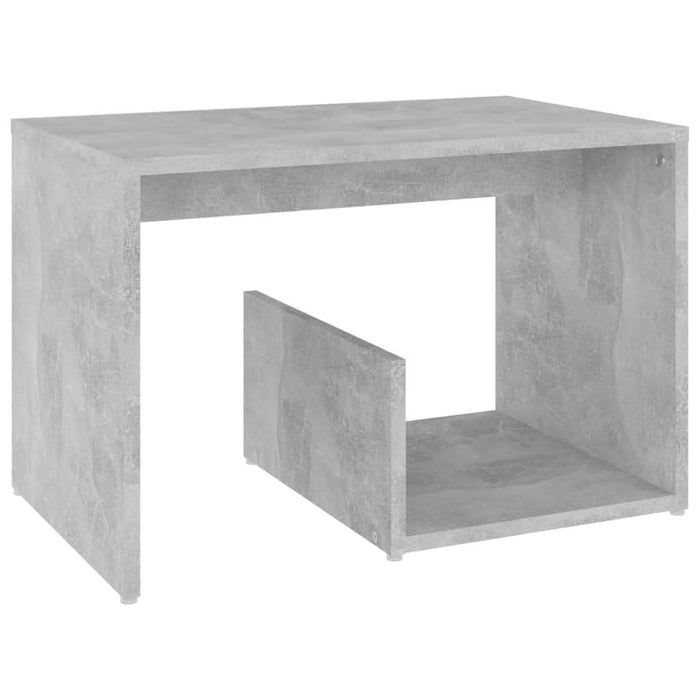 Masă laterală, gri beton, 59x36x38 cm, PAL - WALTI WALTI