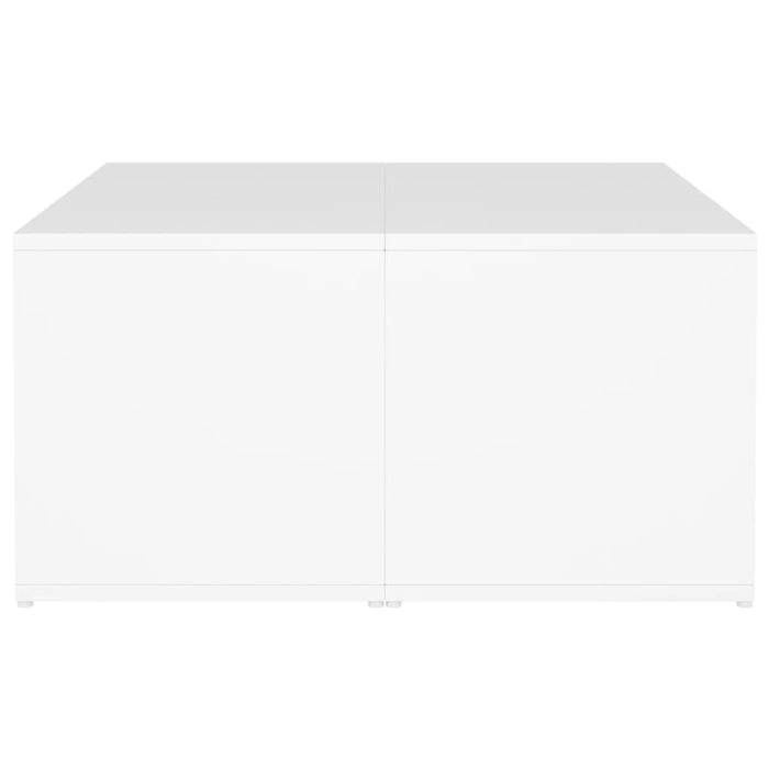 Măsuțe de cafea, 4 buc., alb, 33x33x33 cm, PAL - WALTI WALTI