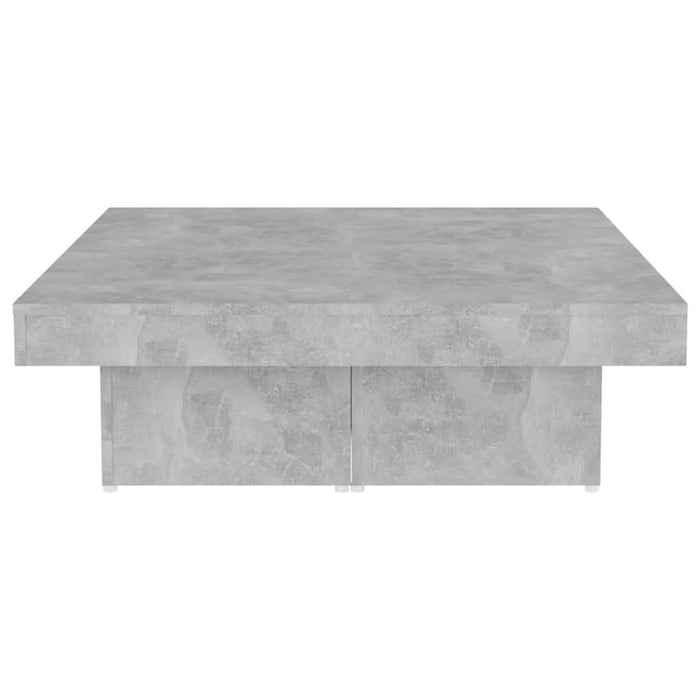 Măsuță de cafea, gri beton, 90x90x28 cm, PAL - WALTI WALTI