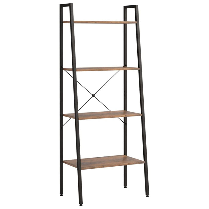 Raft vertical cu 4 niveluri, maro închis și negru, 56x35x140 cm - WALTI WALTI