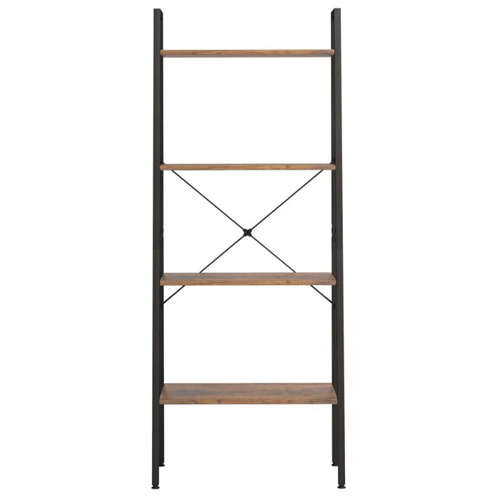 Raft vertical cu 4 niveluri, maro închis și negru, 56x35x140 cm - WALTI WALTI