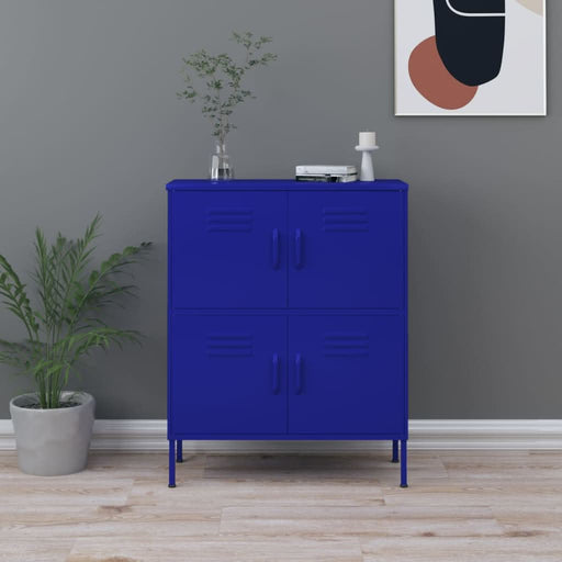 Dulap de depozitare, bleumarin, 80x35x101,5 cm, oțel - WALTI WALTI