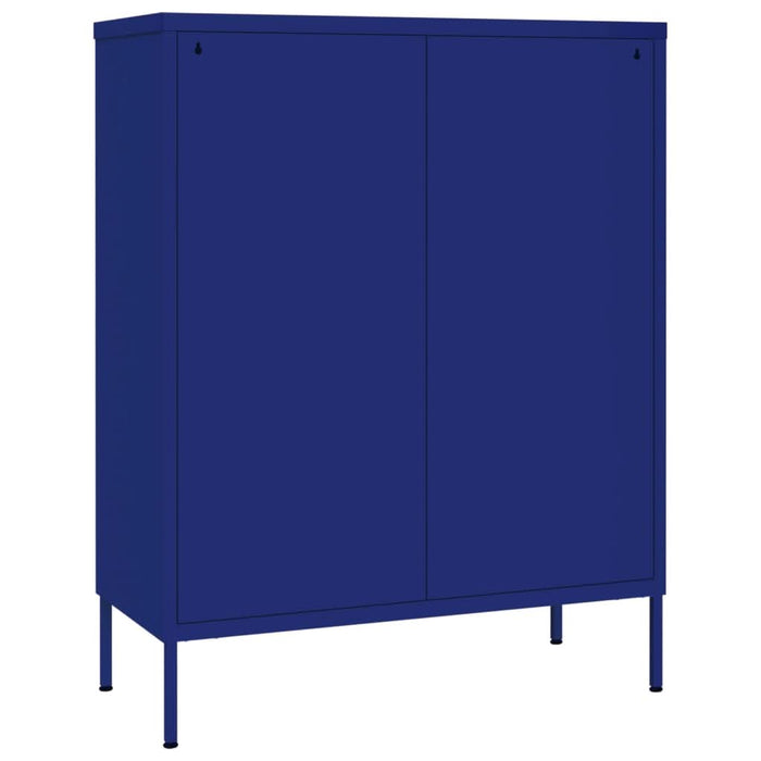 Dulap cu sertare, bleumarin, 80x35x101,5 cm, oțel - WALTI WALTI