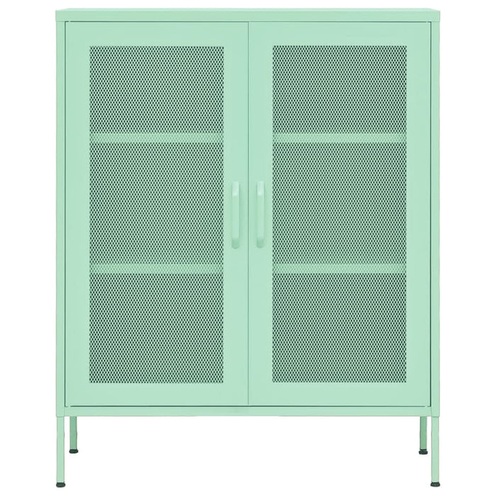 Dulap de depozitare, verde mentă, 80x35x101,5 cm, oțel - WALTI WALTI
