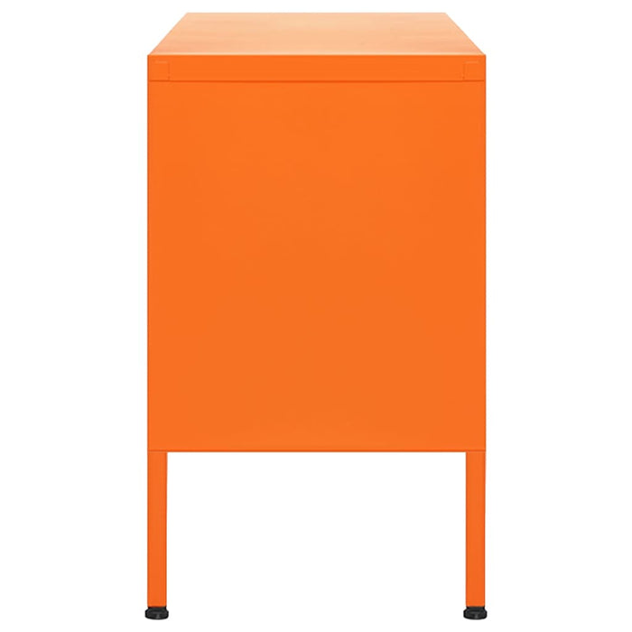 Comodă TV, portocaliu, 105x35x50 cm, oțel - WALTI WALTI