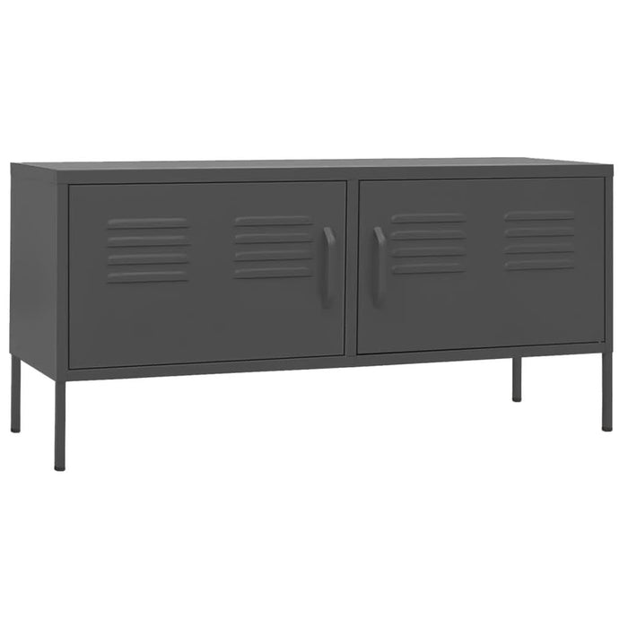 Comodă TV, antracit, 105x35x50 cm, oțel - WALTI WALTI