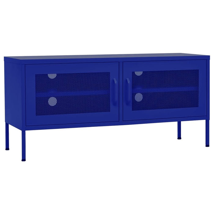 Comodă TV, bleumarin, 105x35x50 cm, oțel - WALTI WALTI