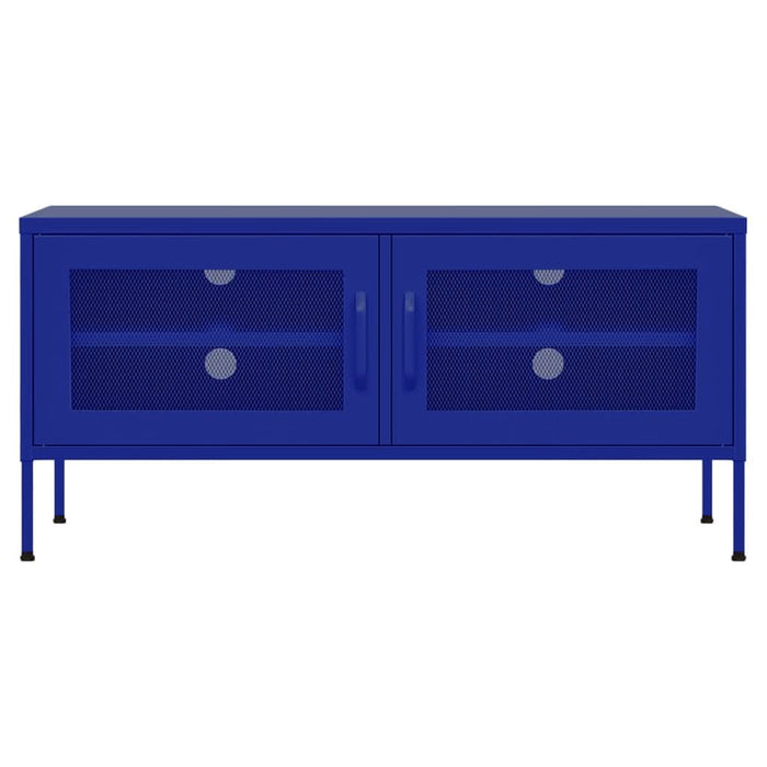 Comodă TV, bleumarin, 105x35x50 cm, oțel - WALTI WALTI