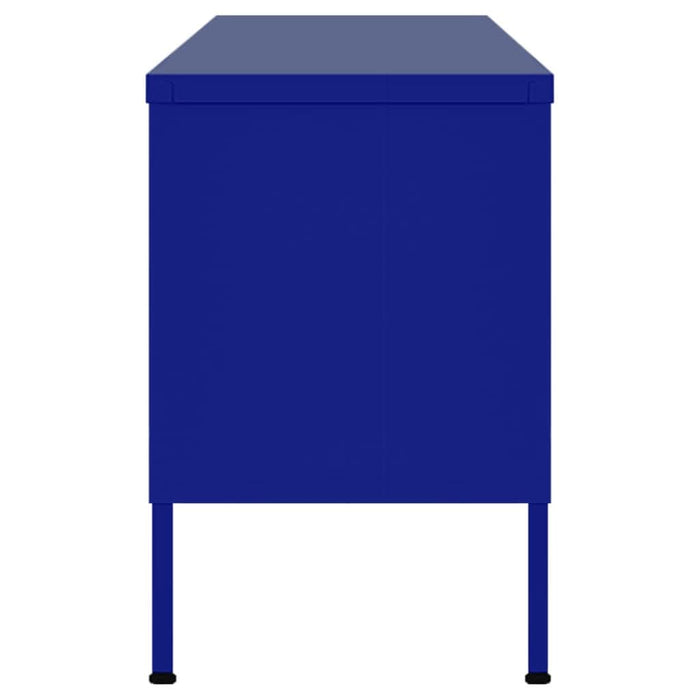 Comodă TV, bleumarin, 105x35x50 cm, oțel - WALTI WALTI