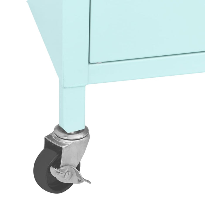 Dulap de depozitare, verde mentă, 60x35x56 cm, oțel - WALTI WALTI