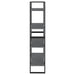 Bibliotecă cu 4 rafturi, gri, 80x30x140 cm, lemn masiv de pin - WALTI WALTI