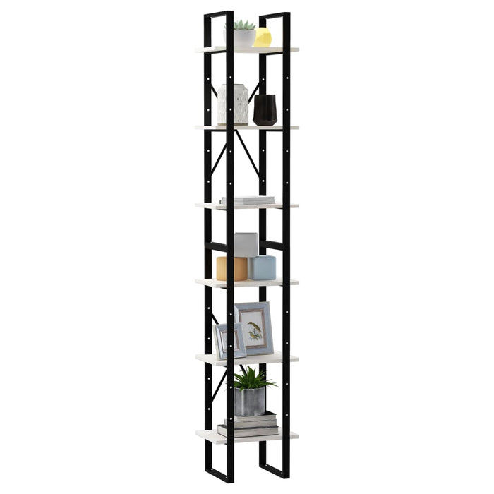 Dulap înalt, alb, 40x30x210 cm, lemn masiv de pin - WALTI WALTI