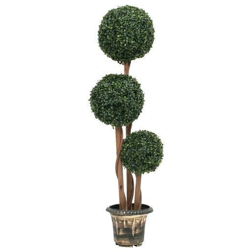Plantă artificială cimișir cu ghiveci verde 119cm formă minge - WALTI WALTI