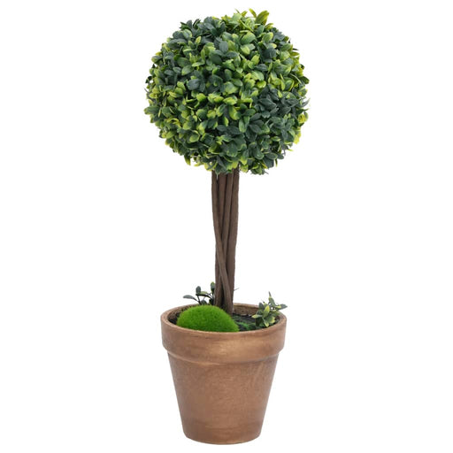 Plante artificiale cimișir cu ghiveci, 2 buc. verde 33 cm minge - WALTI WALTI