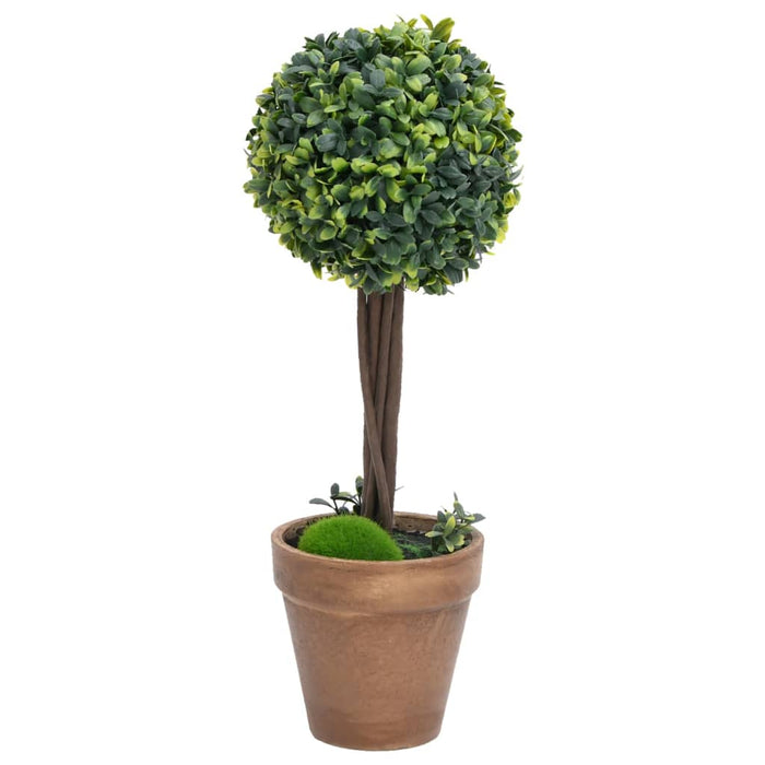 Plante artificiale cimișir cu ghiveci 2 buc. verde 56 cm minge - WALTI WALTI