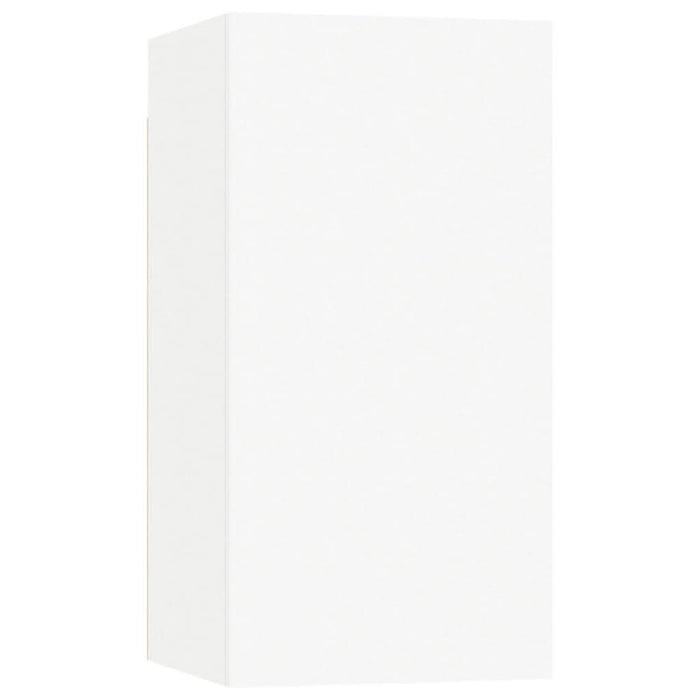 Dulapuri TV, 7 buc., alb, 30,5x30x60 cm, lemn prelucrat - WALTI WALTI