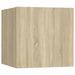 Dulapuri TV suspendate, 8 buc., stejar Sonoma, 30,5x30x30 cm - WALTI WALTI