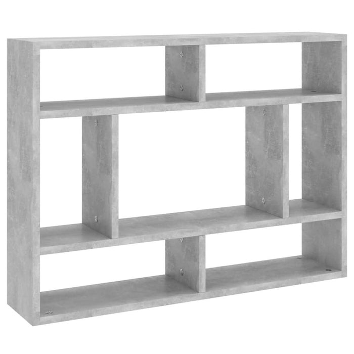 Rafturi de perete, gri beton, 75x16x55 cm, PAL - WALTI WALTI