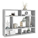 Rafturi de perete, gri beton, 75x16x55 cm, PAL - WALTI WALTI