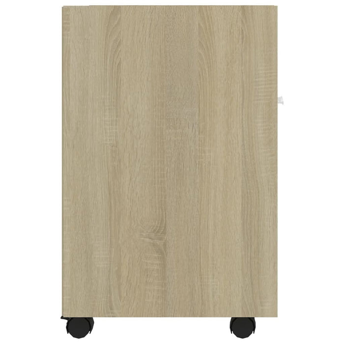 Dulap lateral cu roți, stejar sonoma, 33x38x60 cm, PAL - WALTI WALTI