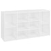 Banchetă pantofar, alb, 103x30x54,5 cm, PAL - WALTI WALTI