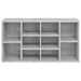 Banchetă pantofar, gri beton, 103x30x54,5 cm, PAL - WALTI WALTI