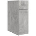 Dulap de farmacie, gri beton, 20x45,5x60 cm, PAL - WALTI WALTI
