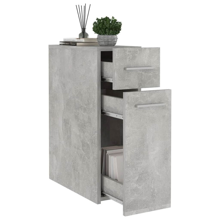 Dulap de farmacie, gri beton, 20x45,5x60 cm, PAL - WALTI WALTI