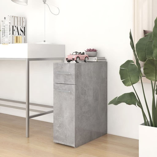 Dulap de farmacie, gri beton, 20x45,5x60 cm, PAL - WALTI WALTI
