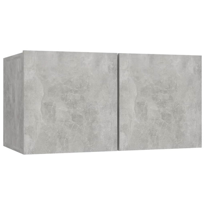 Dulap TV suspendat, gri beton, 60x30x30 cm - WALTI WALTI