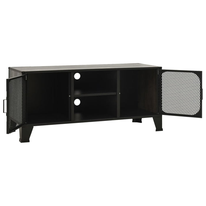 Dulap TV ,gri,105x36x47 cm,metal și MDF - WALTI WALTI