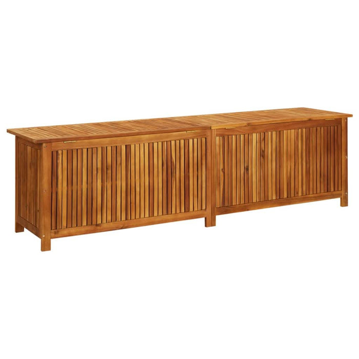 Ladă de depozitare grădină, 200x50x58 cm, lemn masiv de acacia - WALTI WALTI