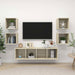 Set de dulapuri TV, 5 piese, stejar sonoma, lemn prelucrat - WALTI WALTI