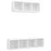 Set de dulapuri TV, 2 piese, alb, lemn prelucrat - WALTI WALTI