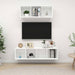 Set de dulapuri TV, 2 piese, alb, lemn prelucrat - WALTI WALTI