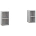 Dulapuri TV 2 buc gri beton, 72x35x36,5 cm lemn prelucrat - WALTI WALTI