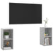 Dulapuri TV 2 buc gri beton, 72x35x36,5 cm lemn prelucrat - WALTI WALTI