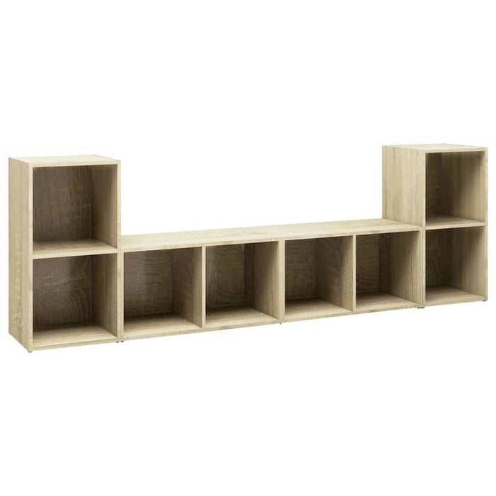 Dulapuri TV 2 buc., stejar Sonoma,72x35x36,5 cm, lemn prelucrat - WALTI WALTI