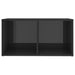 Dulapuri TV 4 buc gri extralucios 72x35x36,5 cm lemn prelucrat - WALTI WALTI
