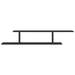 Raft TV cu montaj pe perete, negru, 125x18x23 cm, PAL - WALTI WALTI