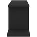 Raft TV cu montaj pe perete, negru, 125x18x23 cm, PAL - WALTI WALTI