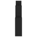 Raft de perete cub, negru, 80x15x78,5 cm, PAL - WALTI WALTI