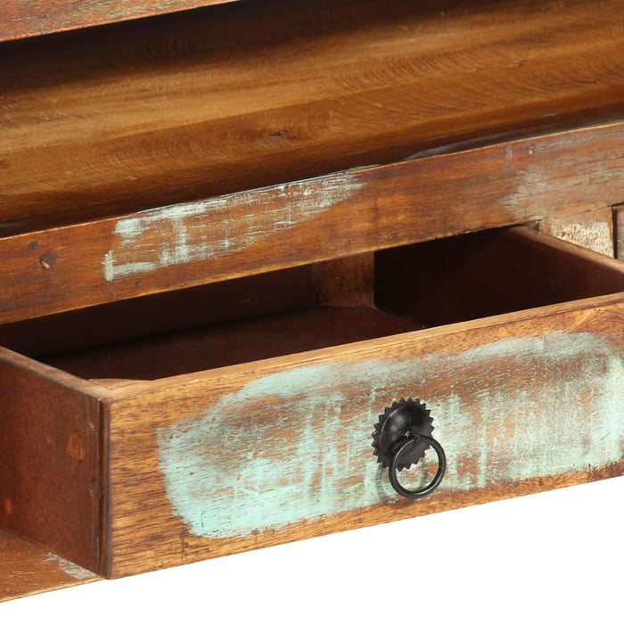 Comodă TV, 110x30x40 cm, multicolor, lemn masiv reciclat - WALTI WALTI