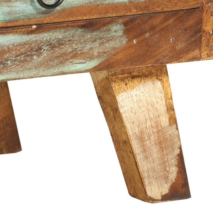 Comodă TV, 110x30x40 cm, multicolor, lemn masiv reciclat - WALTI WALTI