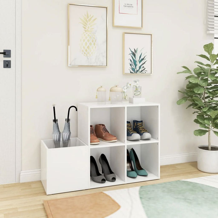 Pantofar de hol, alb, 105 x 35,5 x 70 cm, PAL - WALTI WALTI