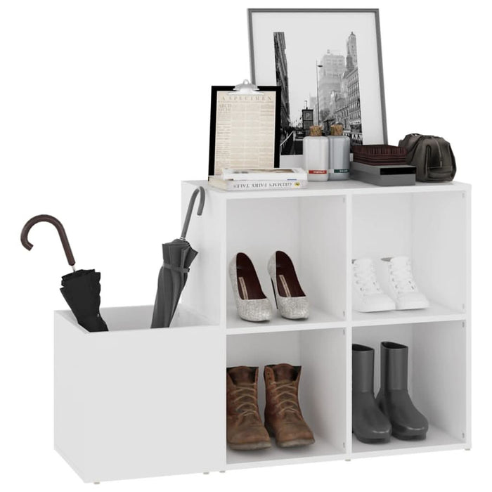 Pantofar de hol, alb, 105 x 35,5 x 70 cm, PAL - WALTI WALTI