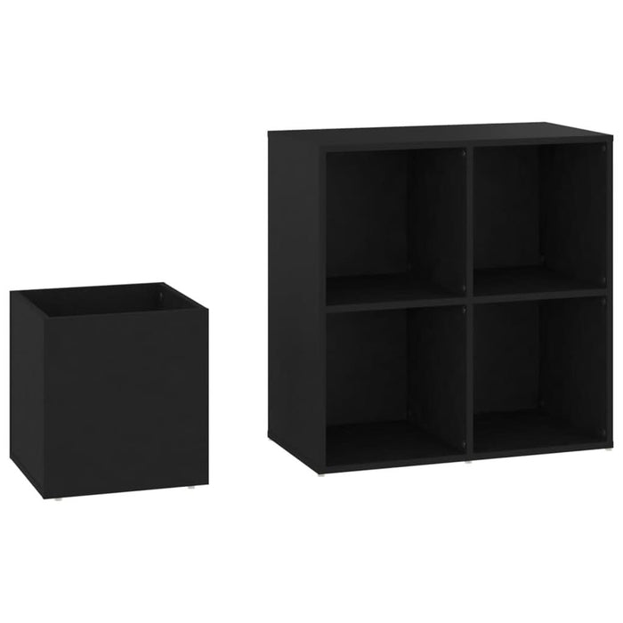 Pantofar de hol, negru, 105x35,5x70 cm, PAL - WALTI WALTI