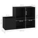 Pantofar de hol, negru, 105x35,5x70 cm, PAL - WALTI WALTI